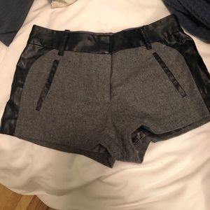 Leather shorts size xs